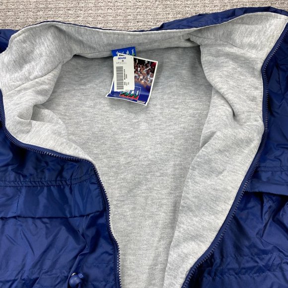 Vintage Toronto Maple LEAFS Jacket Windbreaker Men Large L Spell Out New w/ Tags - Picture 7 of 16